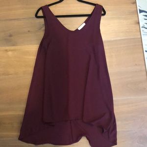 Maroon dress